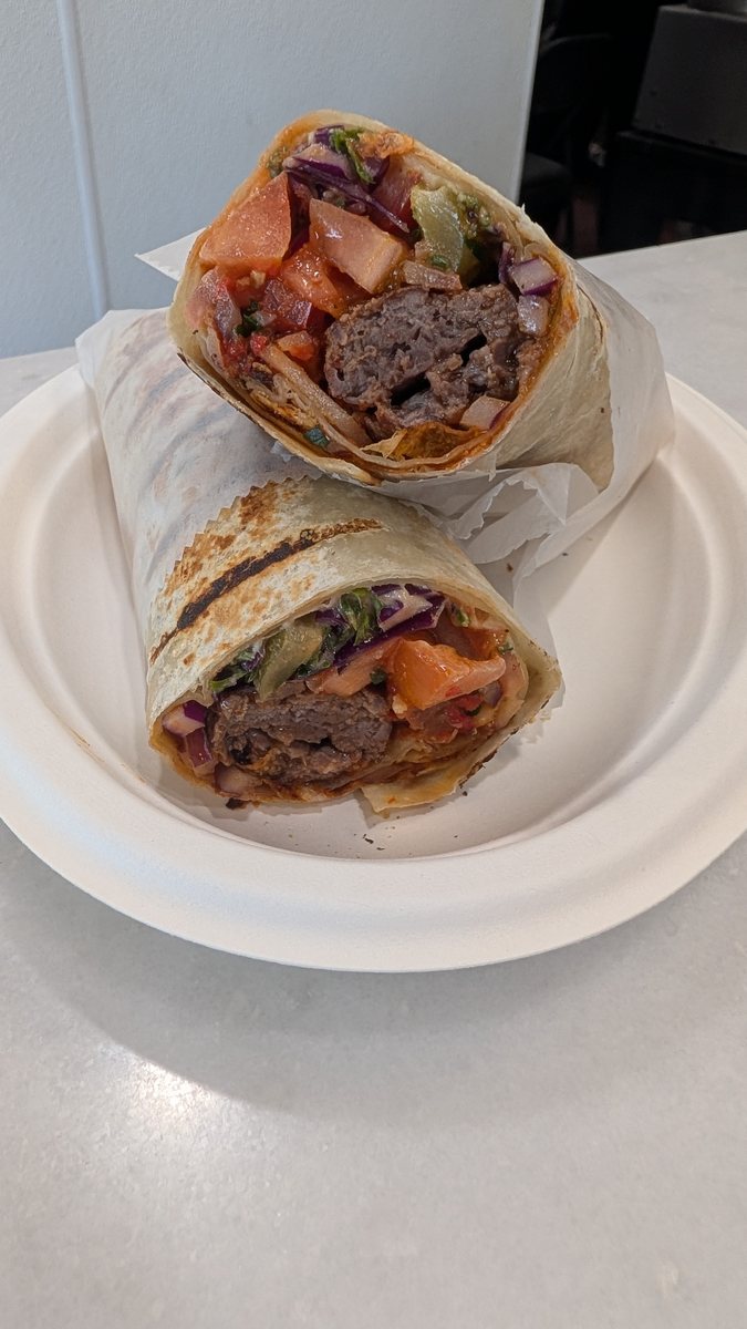 Beef + Lamb Shish Kebab Wrap
